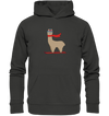 Alpaca fährt Ski - Premium Unisex Hoodie - Sale